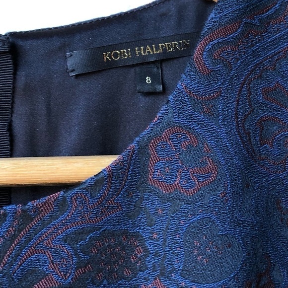 Kobi Halperin Brandi Brocade Sheath Dress Sz 8 - Picture 14 of 14
